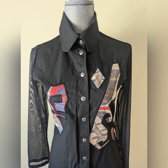 Legatte cotton patch work coat/blazer - Picture 8 of 11